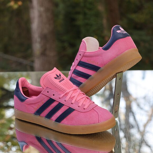Adidas Gazelle 85 Bliss Pink Dark Blue - Picture 1 of 13
